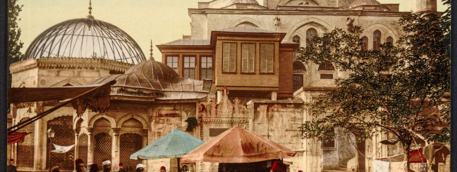 Cami önünde satıcılar - Üsküdar , 1890 - 1900 Amerikan Kongre Kütüphanesi Arşivi.jpg adlı dosyanın kopyası