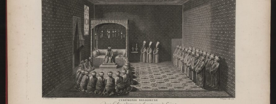 ARZ ODASINDA III.SELİM ELCİ KABULU - Tableau général de l_Empire othoman by Mouradgea d_Ohsson, Ignatius 1788