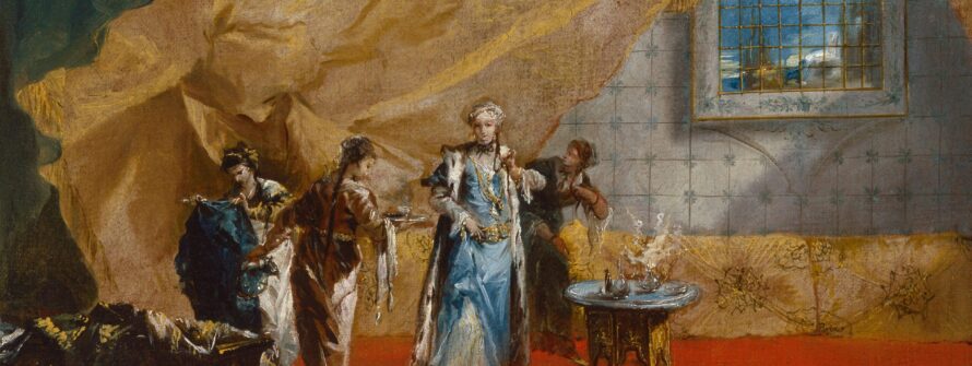 Giovanni_Antonio_Guardi_-_Interior,_A_Sultana_taking_Coffee_in_the_Harem 1742