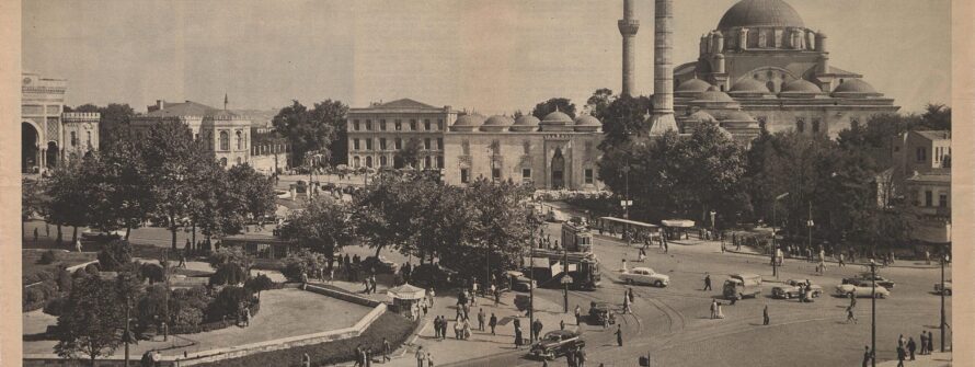 Meydan Düzenleme Projesi 1957-1959, Beyazıt, İstanbul SALT Arşivi